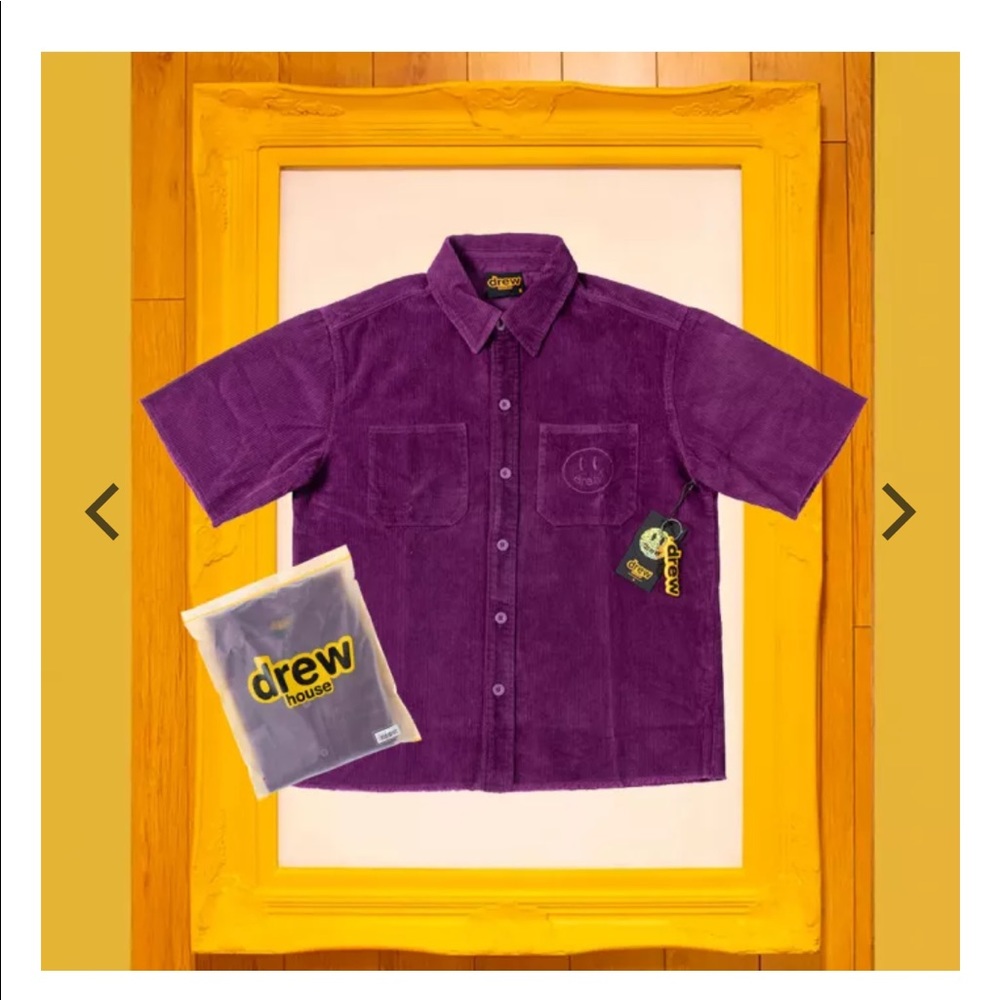 DREW HOUSE UNISEX CORDUROY SHIRT SIZE M